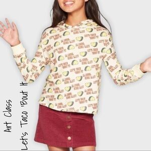 ART Class pull over hoodie Taco
